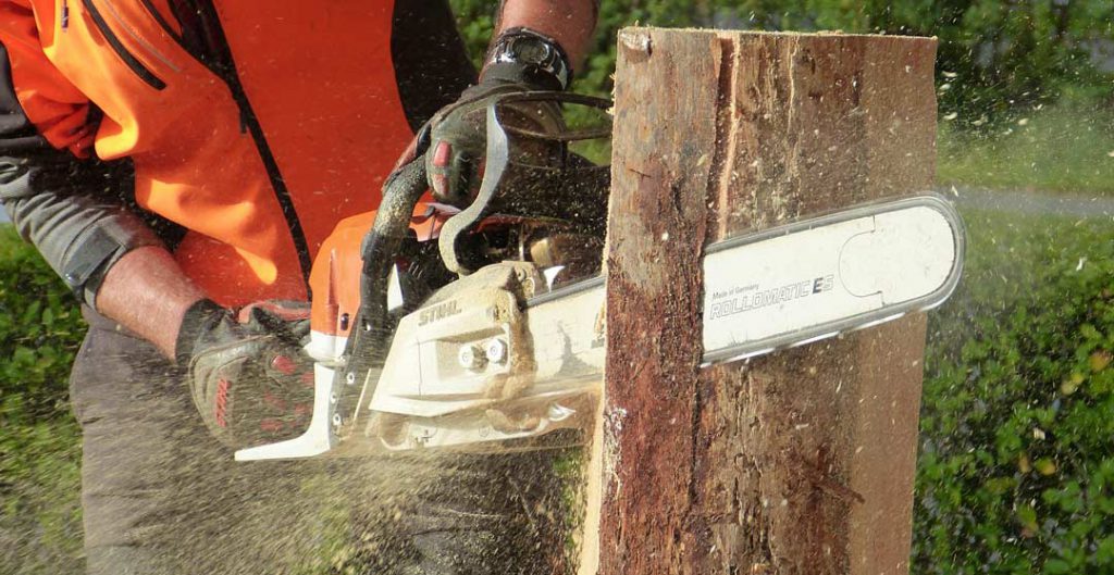 How To Use A Chainsaw to cut woods