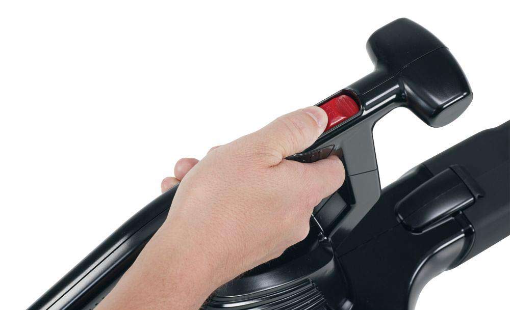 Toro Power Sweep Leaf Blower - on off button