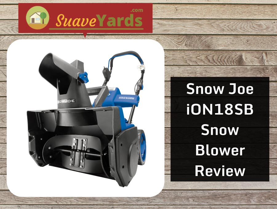 Snow Joe iON18SB snow blower header