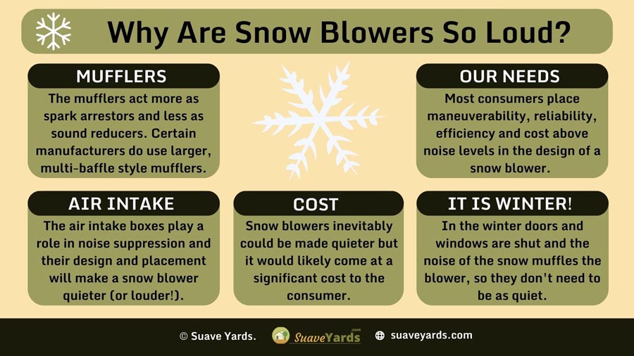 Why Are Snow Blowers So Loud infographic