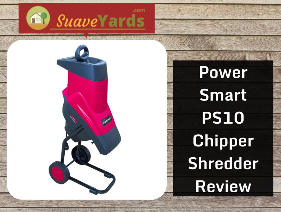 PowerSmart PS10W 15-AMP Wood Chipper Electric, Shredder, and