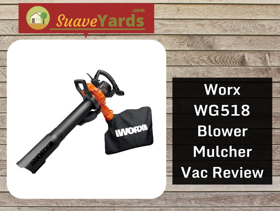 Worx Wg518 Electric Blower Mulcher VAC 12 Amp