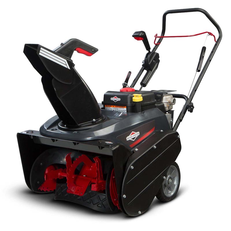 Briggs and Stratton with snow shredder snow blower